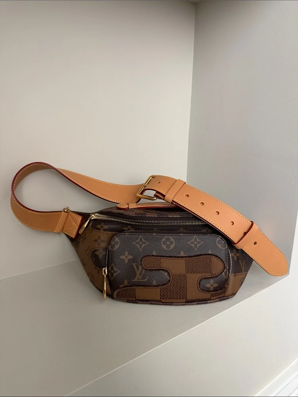 Louis Vuitton Mixed Monogram Canvas Men's Belt Bag (LIMITED EDITION) - Picture 1 of 13